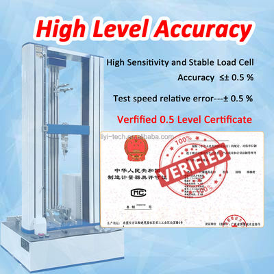 Liyi 10KN 100KN Custom Hydraulic Steel Bar Rebar Universal Tensile Strength Testing Machine with ±0.5% Accuracy