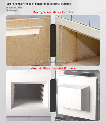 Liyi preço de pequeno laboratório usar aquecimento rápido 700 800 graus 1000 Muffle forno tratamento térmico forno