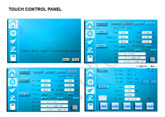 Analisador de Permeabilidade ao Vapor de Água Liyi ASTM E96, Testador de Permeabilidade à Transmissão de Barreira de Vapor (WVTR)