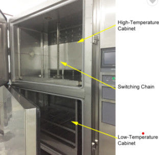 Liyi 2 divide o armário de teste rápido alto de choque térmico da câmara da mudança ESS da baixa temperatura